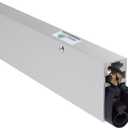 TMS Automatic Door Bottom, Heavy Duty Door Seal - Acoustic Door Sweep - Surface Mounted - Double Seal (36 - Clear Anodized Aluminum)