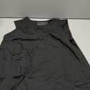 Rooscier Women's Mesh Sheer Round Neck Sleeveless Loose Workout Gym Shirt Tops, XL
