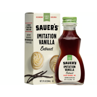 Sauer's Imitation Vanilla Extact, 2.0 Ounce