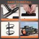 Water Cooler Mount Rack, 5 Gallon Steel Water Cooler Bucket Holder for RV Truck Cart UTV Mower Landscape Trailer ( No Included Water Cooler )