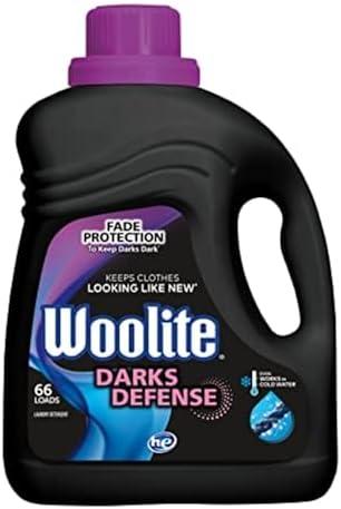 Woolite Darks Defense Liquid Laundry Detergent, Light Fresh Scent, 66 Loads, 100 Fl Oz