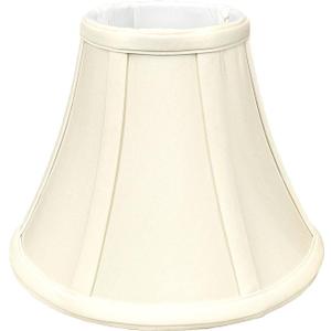 Royal Designs, Inc. True Bell Lamp Shade, UNO Table Lamp Fitter, Eggshell, 4"" x 8"" x 7.25""" (BS-704UT-8EG)
