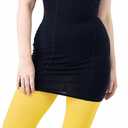 Silky Toes Women's 60D Soft Opaque Tights 1-2 Pairs -Black White And Colored Stockings for Women (Yellow)