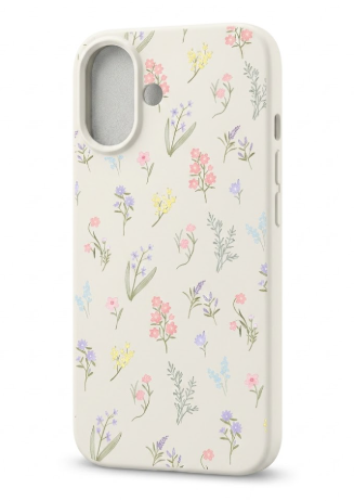 Compatible for iPhone 16 Case Cute for Women Girls Woven Pattern Floral Design Color Soft Silicone Shockproof Cover 