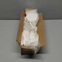 Giegxin 90 Pcs 3 Kinds Mixed Eucalyptus Leaves Stems Bulk Artificial Silver Dollar Leaves Picks Dried Eucalyptus Bundle Faux Spray for Wedding Vase Bouquet Floral Arrangement (White)