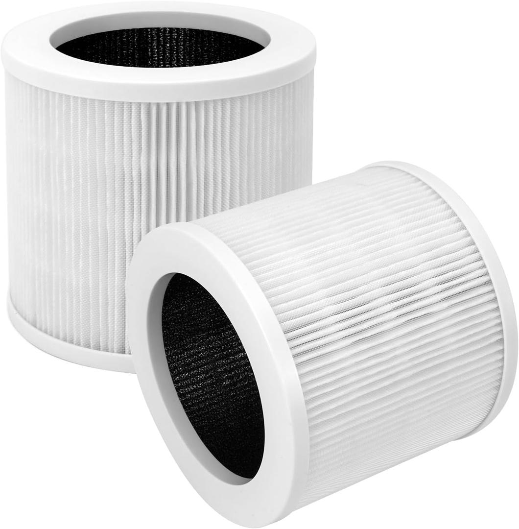 A1 Filters Fit for Vewior Air Purifier Filter Replacement A1 A1W, Compatible with Vewior HQSC-50, HQKJ-80, Ameifu AP01W, Koios HQKJ-50 Air Purifier, 2 Pack