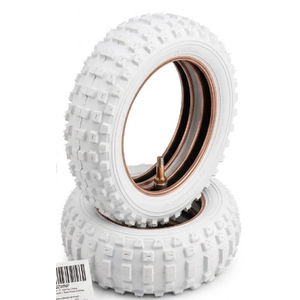 2 Sets) 14"Bike Replacement Tires and Inner Tubes for MTB, BMX, Kids Bike - Compatible with RoyalBaby, Joystar, Dynacraft and More - Made from Premium Butyl Rubber, Style: 14"x2.125 White