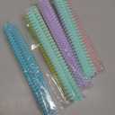 Skyygemm 50 Pcs Comb Binding Spines 1/2" Diameter 30 Ring Plastic Binder Combs and Spines Binding Easy Edit Spines for Teacher Student Document Notebook File Making, 85 Sheet Capacity, 5 Colors