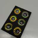 6 Pieces Blocker Protection Neutralizers Stickers for Cell Phones Tablets Laptops Computer WiFi Printer TV Electronic Devices Black
