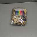 2 x 60pcs DIY Wooden Christmas Ornaments, Unfinished Wood Xmas Decorations Paintable Christmas Tree Ornaments for Christmas DIY Crafts