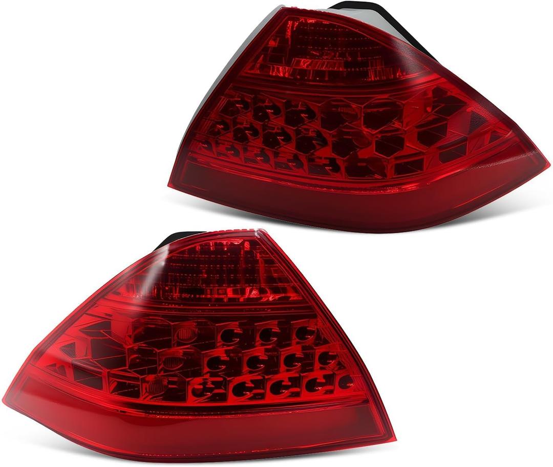 Tail Lights Assembly Driver & Passenger Side Compatible with Accord 2006-2007 Pair Taillight Taillamp HO2818130 HO2819130 33551-SDA-A32 33501-SDA-A32