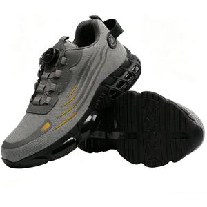 Steel Toe Shoes for Men Women Safety Shoes Comfortable Lightweight Breathable Work Sneakers, Size: 12 Women/10.5 Men