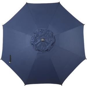 Abba Patio 9FT Lyon Outdoor Patio Umbrella Cover Replacement, 9 Sturdy Ribs UV Protection Waterproof for Garden Deck Backyard Pool,Only Umbrella Replacement Canopy,Dark Blue