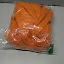 Prisoner Costume Men Orange Prisoner Jumpsuit for Halloween Costume Prison Inmate Outfit Jail Uniform (Orange)