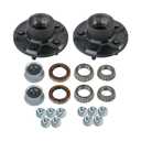 JDMSPEED Trailer Idler Hub Kits 5 on 4.5" for 3500 lbs Axle 1/2"-20 Thread 22017K Set of 2