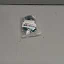 30mm Flat Back Round Acrylic Rhinestones Plastic Circle Gems for Costume Making Cosplay Jewels Pro Grade Embelishments - 12 Pieces (Green Emerald H106)