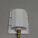 Hicarer 2 Set Ice Maker Outlet Box Pre Assembled Box 1/2 Inch Pex F1807 Crimp with Installed 1/4 Turn Ball Valve for Ice Maker Supply
