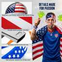 2026 World Cup Fan Accessories Kit, 7 PCS World Soccer Sport Cup Gear Set, World Cup Merchandise for Soccer Party Decorations, Stadium Events, Watch Party, Home Cheering