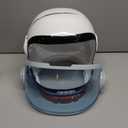 Spooktacular Creations Astronaut Helmet for Kids with Movable Visor Pretend Role Play Accessory Toy Set Halloween Costumes (White+red)