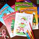 JOYIN 36 Pcs Christmas Coloring Books Bulk for Kids, Mini Coloring Booklets in 9 Covers with 10 Characters for Christmas Party Favor Supplies, Stockings Gifts Goodie Bags Stuffer Filler