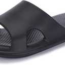 BRONAX House Slippers for Women and Men's | Quick Drying Shower Shoes | Cushioned Sole W12