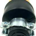 BRUFER 320203 Heavy Duty Female Electrical Plug 3-Prong 125V 15A - 3 Wire Replacement Female Electrical Plug - Bulk Pack of 10 pieces