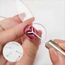 3 x Heart Cat Eye Magnet for Nailsprofessional Magnetic Tool for Gel Polish DesignProfessional DlY ManicureKit with Magnetic Polish GuideReusable Nail Art Accessories(3Pcs)