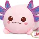 Mewaii Axolotl Plush, Cute Pink Axolotl Stuffed Animal, Soft Plushies Cuddle Pillow, Anime Plushie Doll, Cute Stuff Toys Gift for Girls, Boys and Males (8 Inch)