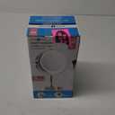 iDesign Lighted Free Standing Vanity Makeup Mirror for Bathroom Countertops - Chrome, 10" Inch (9.8"L x 7.2"W)