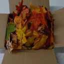 DearHouse 2 Pack Fall Garland Maple Leaf, 5.9Ft/Piece Hanging Vine Garland Artificial Autumn Foliage Garland Thanksgiving Decor for Home Wedding Fireplace Party Christmas (Orange)