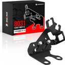 8031 Black Throttle Cable Bracket for Chevy SBC 265-400 & BBC 396-454 - Compatible with Throttle, TV & Cruise Cables