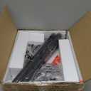 Yoobure Coat Rack Freestanding with Natural Marble Base - Coat Tree with 8 Hooks Heavy Duty Coat Hanger Stand, Metal Coat Rack Stand for Jacket, Hat, Clothes & Bag, Hall Tree Hat Rack for Entryway (Black)