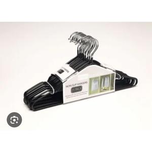 Simpli Furnished® Black Non-Slip Hangers 50 Pack