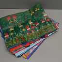 Heetobcos 12 Pack Christmas Gift Bags Large Reusable Tote Bags, Non-Wove Bags for New Year's Shopping, Christmas Surprise, Xmas Party Supplies,12.8"9.8"6.7"