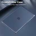 MOSISO Compatible with MacBook Pro 13 inch Case M2 2026 2025 2024 2023 2022-2016 A2338 M1 A2251 A2289 A2159 A1989 A1708 A1706,Plastic Hard Shell&Keyboard Cover&Screen Film&Storage Bag, Haze Blue