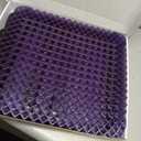 Purple Royal Seat Cushion, Portable 2 Inch Gel Seat Cushion, GelFlex Grid
Handles for Car, Office Chair, Stadium - Pressure-Reducing for Hard Seats, Temperature-Neutral, No-Slip - Made in USA