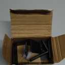 EaseLife Sliding Barn Door Bottom Floor Guide,U Shape,Flexible Adjustable Fit Distance,Flush Flat Bottom Design,Wall Mount System,for Door & Cabinet,Black,2 Pack