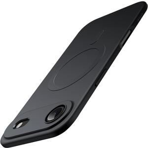 JETech Magnetic Slim Case for iPhone 17 Air Compatible with MagSafe, Camera Lens Full Protection, Soft TPU Thin Protective Phone Cover with Matte Finish, Shockproof, 6.5-Inch Display (Black)