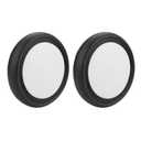 Baby Strollers Rubber Wheels, Replacement Baby Strollers Yoyo Rubber Front Back Wheels Accessories for Yoya Vovo Kids Carriage with Tools (A Pair of Rear Wheels)
