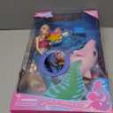 Princess Doll with Little Mermaid & Pink Dolphin Playset, Blonde Hair Dolls Toys with Accessories, Gift for 3 to 7 Year Old Girls