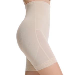 QIJ Shapewear for Women High-Waisted Tummy Control Shorts Shapewear, Butt Lifter, No Roll Body Shaper Panty Beige (XL)