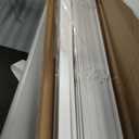Cordless Faux Wood Blinds 47" W x 48" H, 2 Inch Slat Horizontal Windows Blinds with Crown Valance, Room Darkening Blinds, White Blinds for Home Interiors.