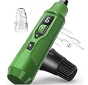 YABIFE 4-Lights Dog Nail Grinder, Easy Quick Locate Dog Nail Trimmers, for Puppy Paw, Green