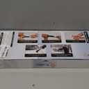 EcoNour 27" Car Snow Brush and Ice Scrapers for Car Windshield (2 Pack) | Scratch Free Bristle Head Snow Brush & Tough Window Snow Scraper with Aluminum Body | Snow Removal Winter Car Accessories (Blue & Orange)