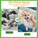 2 x No Chew Spray for Dogs, Bitter Apple Spray for Dogs to Stop Chewing, Indoor or Outdoor Deterrent Training Corrector for Furniture Protection, Anti Marking, Anti-Scratch 200ML