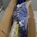 VINGLI Pool Vacuum Cleaner Automatic Sweeper Swimming Pool Creepy Crawler Vacuum with 33FT Hoses (Navy Blue&White)