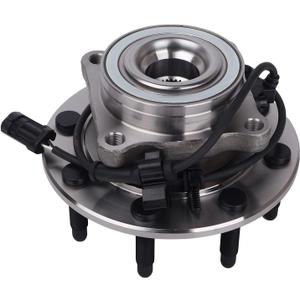 MACEL 515058 Front 4WD Wheel Bearing Hub Assembly Compatible with Chevy Silverado Suburban Avalanche 1500 2500 3500 HD, GMC Sierra 1500 2500 3500, Yukon XL 2500,Hummer H2, 8 Lugs