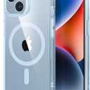 ESR for iPhone 14/ iPhone 13 Case, Compatible with MagSafe, Shockproof Military-Grade Protection, Scratch-Resistant Back, Magnetic Phone Case for iPhone 14/ 13, Classic Hybrid Case, Clear Light Blue