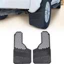Heavy Duty Mud Flaps All Weather Resistant Splash Guards Compatible with Universal Trucks SUVs Vans Off-Road and Daily Use (Matte Black 2pcs)