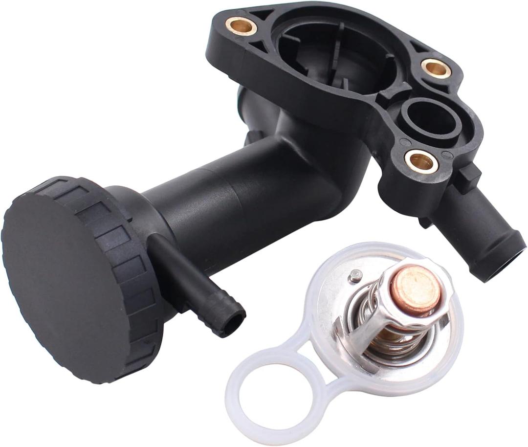 MOTOKU Engine Coolant Thermostat w/Gasket Housing Assembly for MINI Cooper 2002-2008